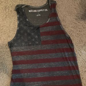 American flag tank top large